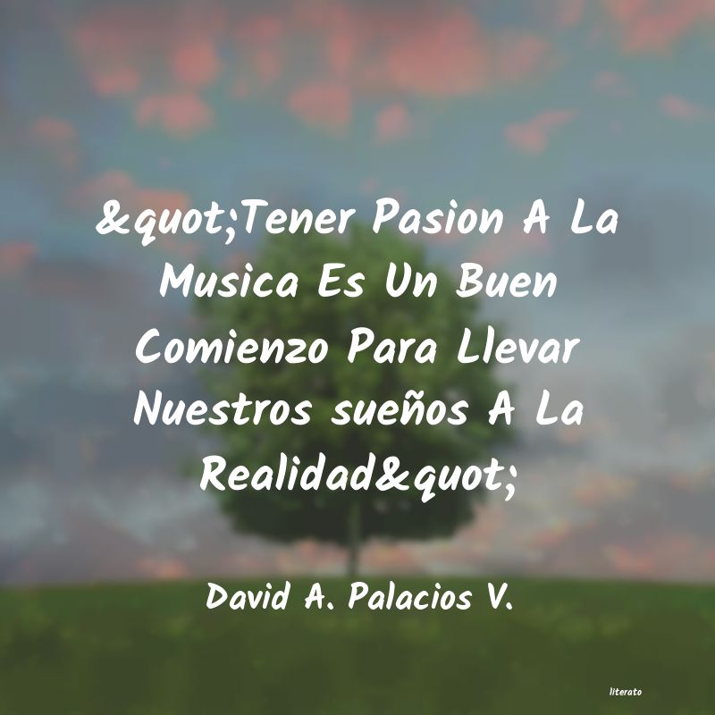frases de David A. Palacios V.