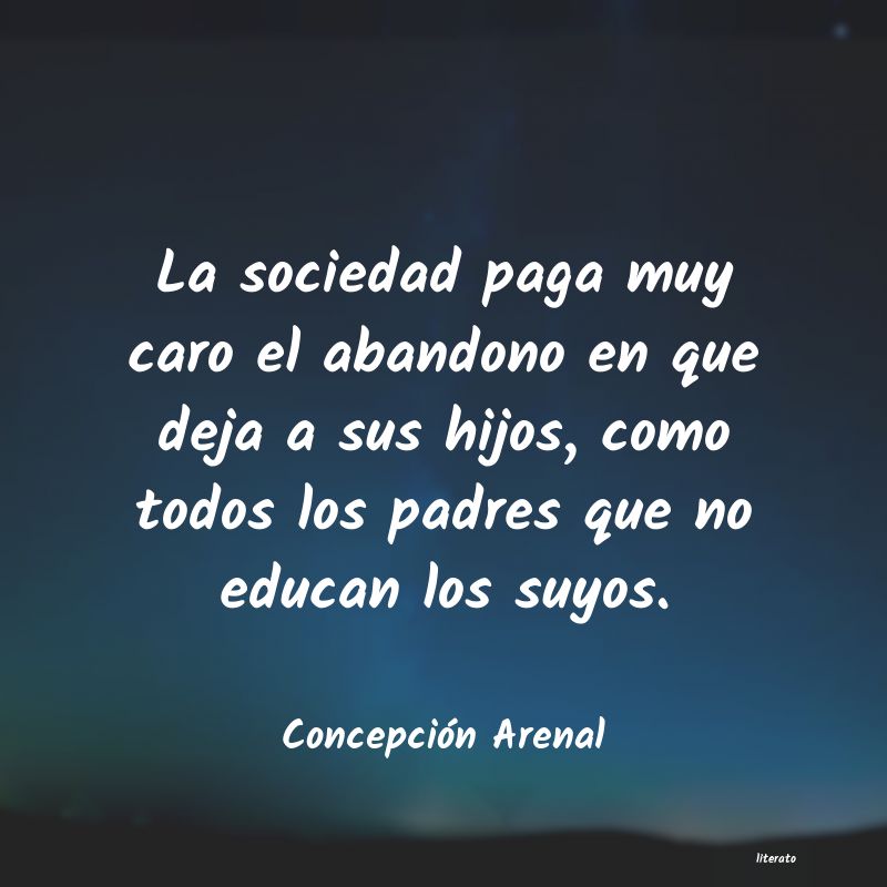 Frases de Concepción Arenal