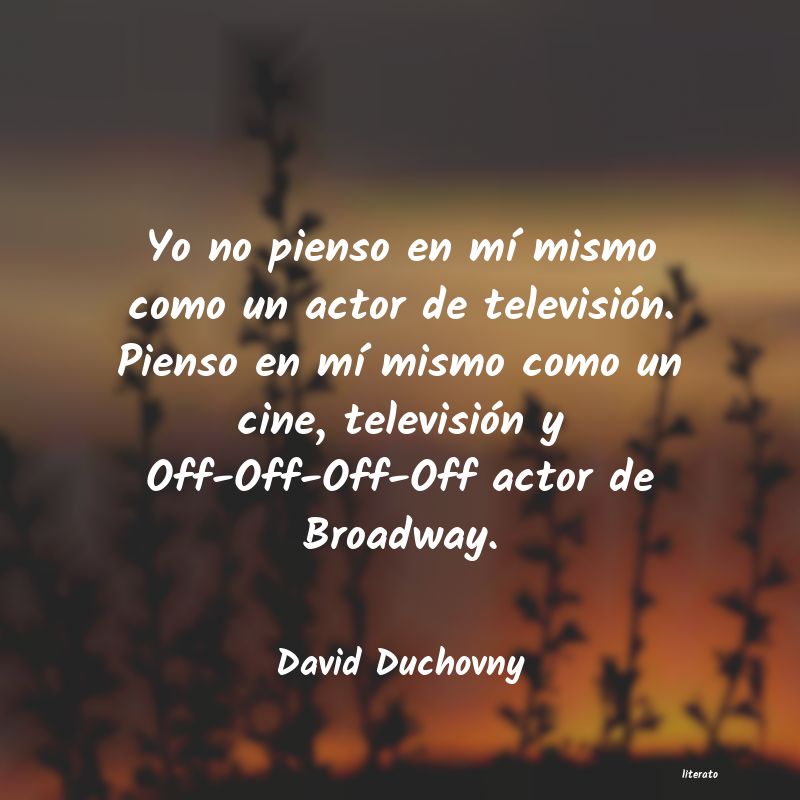 frases de David Duchovny