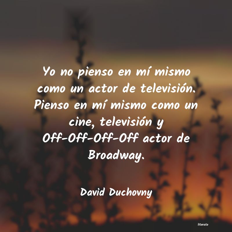 Frases de David Duchovny