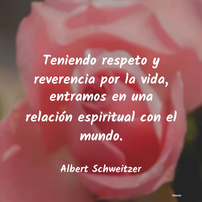 frases de Albert Schweitzer