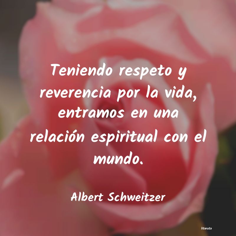 Frases de Albert Schweitzer