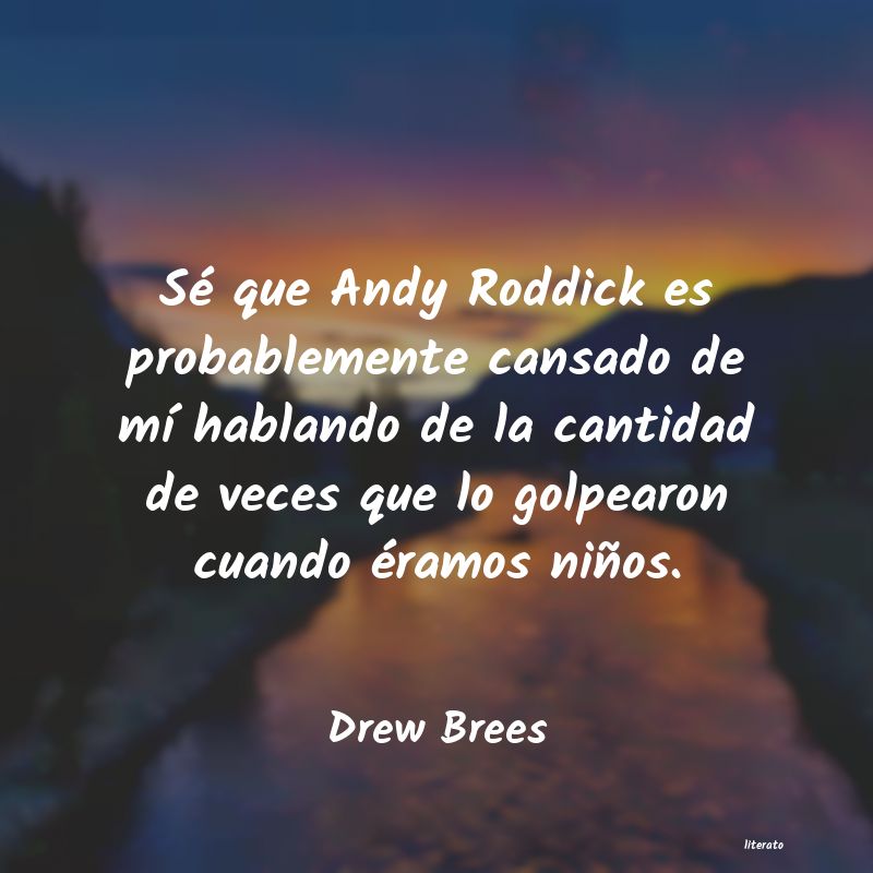 Frases de Drew Brees