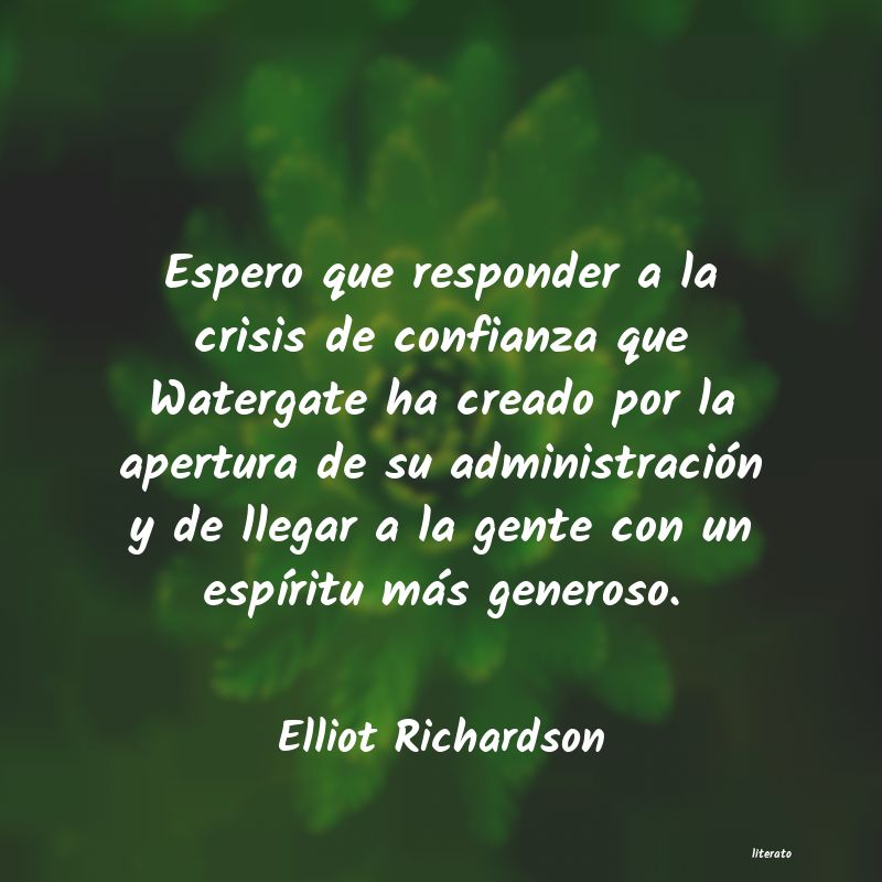 frases de Elliot Richardson