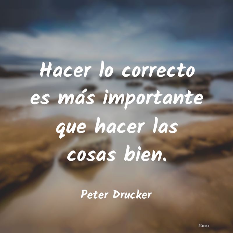 Frases de Peter Drucker