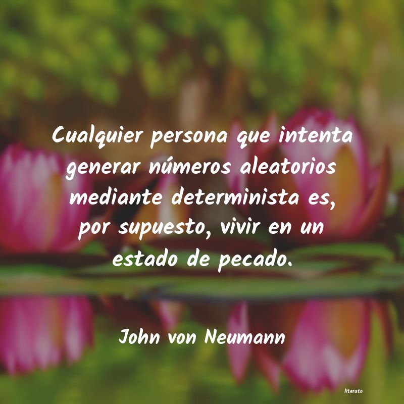 Frases de John von Neumann