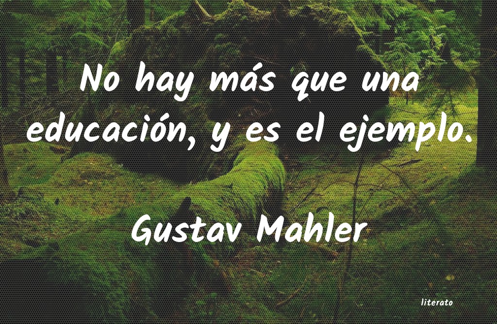 frases de Gustav Mahler