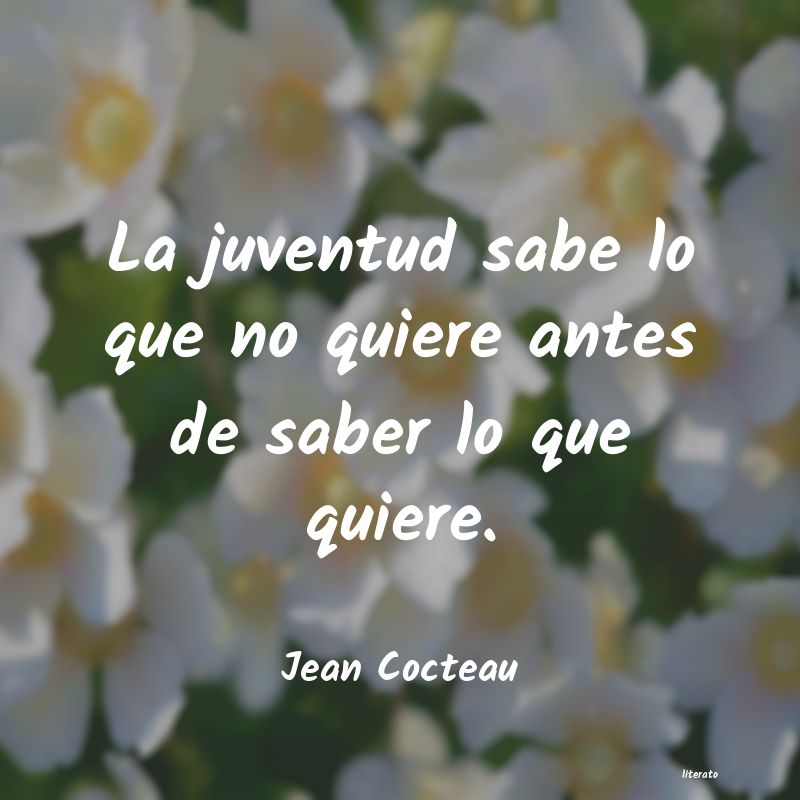 Frases de Jean Cocteau