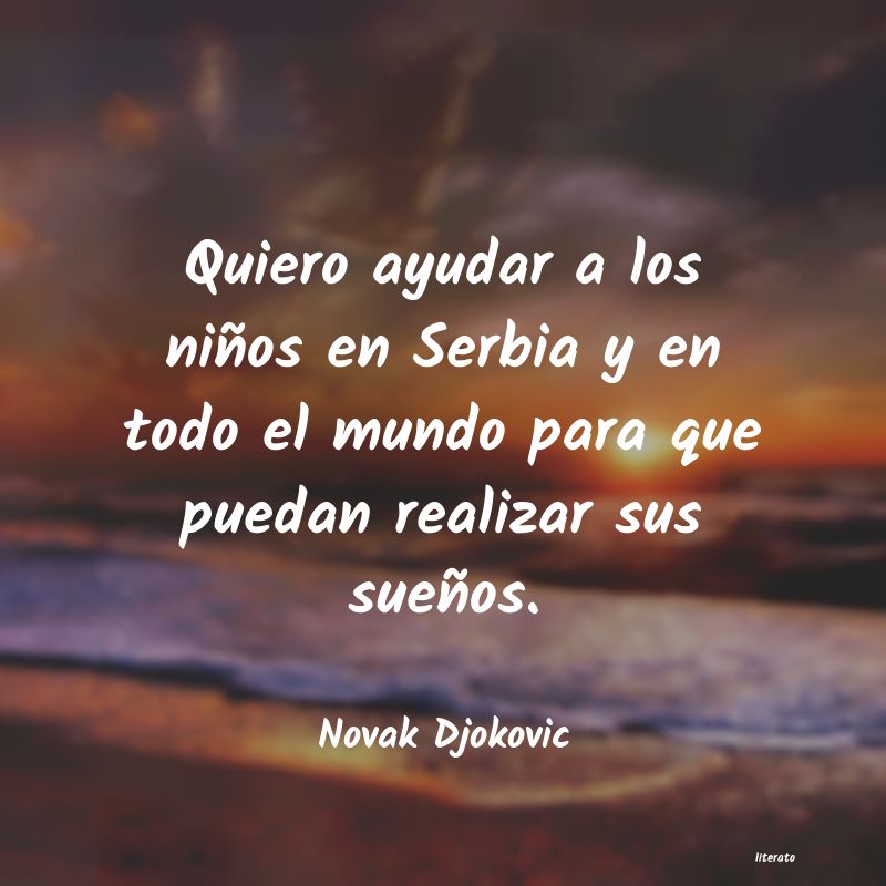 Frases de Novak Djokovic