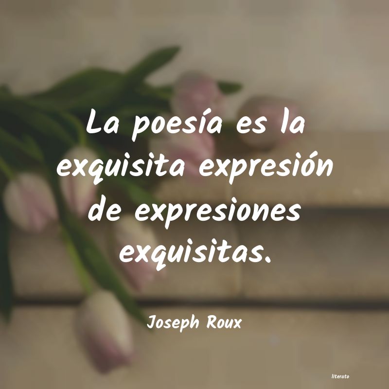 Frases de Joseph Roux