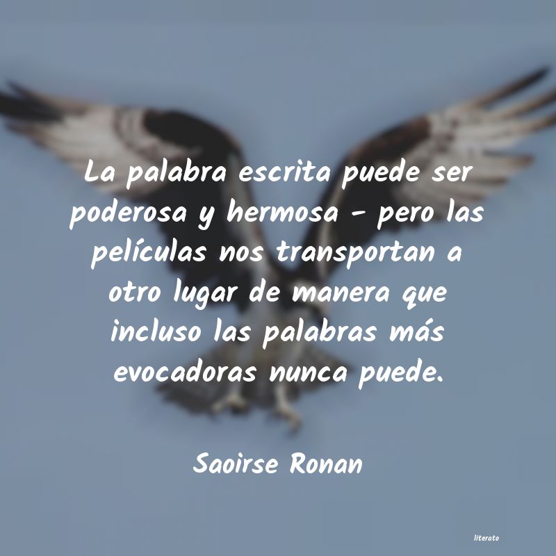 frases de Saoirse Ronan