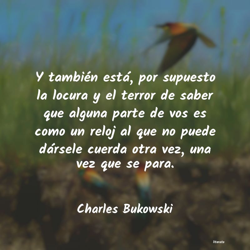 frases de Charles Bukowski