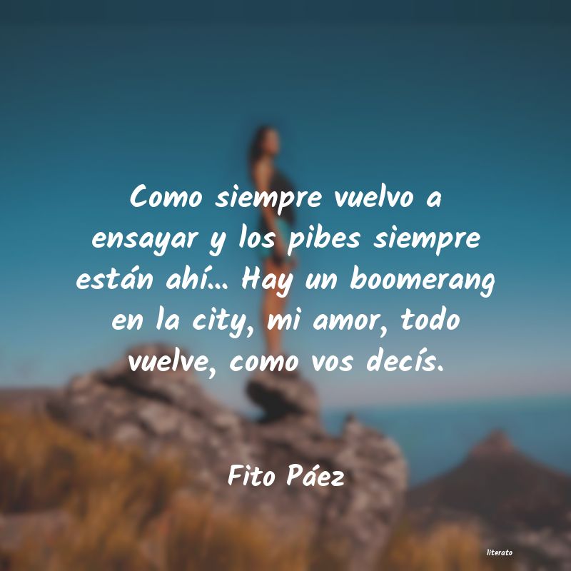 Frases de Fito Páez