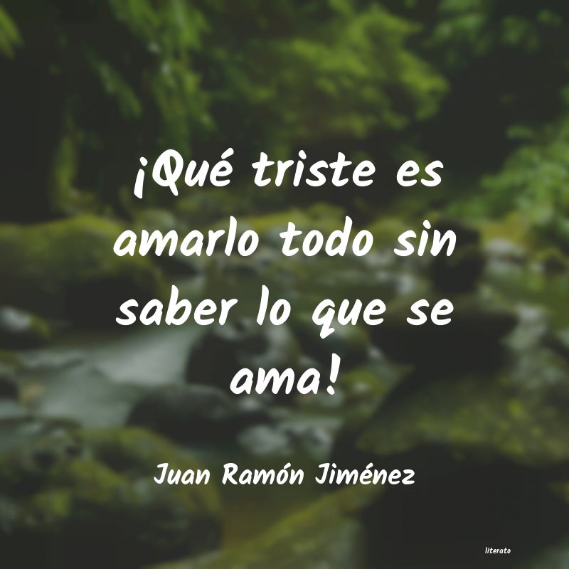 Frases de Juan Ramón Jiménez