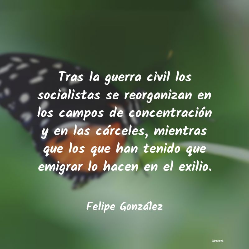 Frases de Felipe González