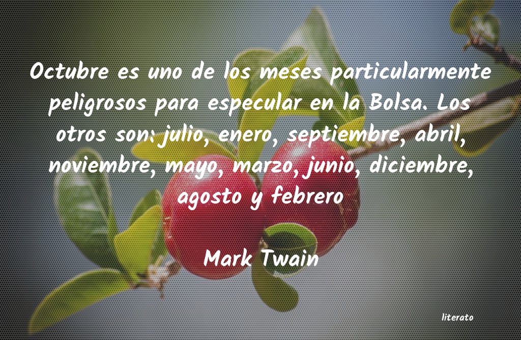 Frases de Mark Twain