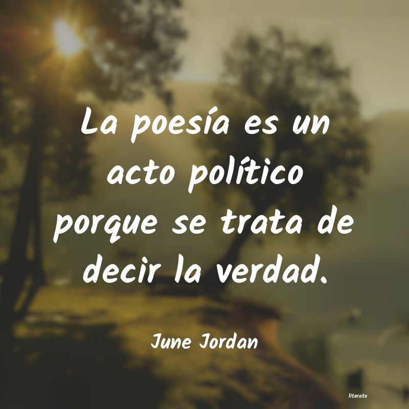 Frases de June Jordan