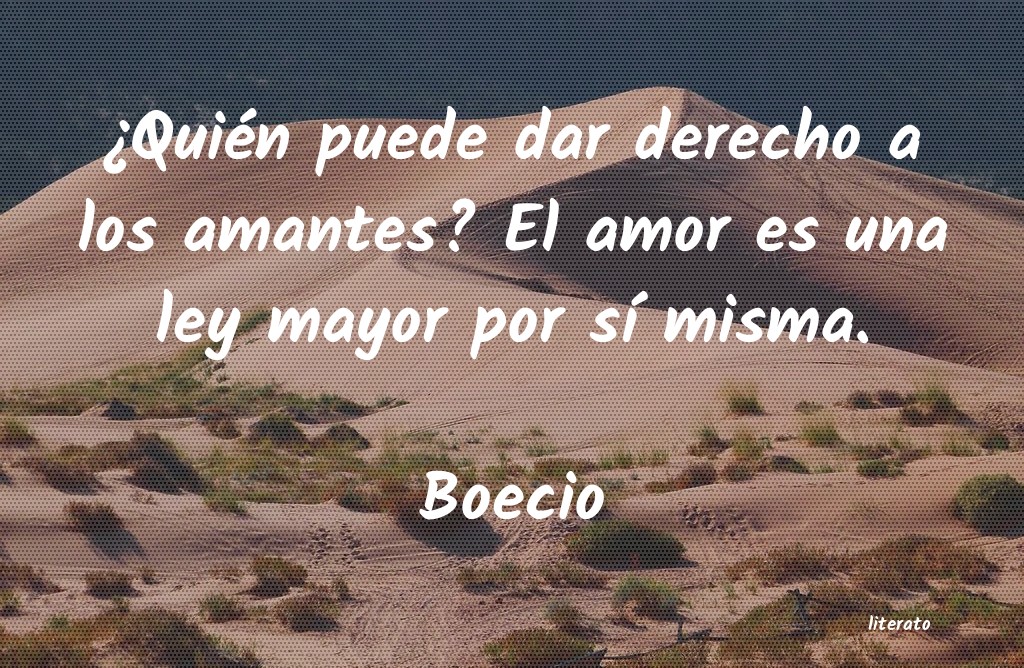 Frases de Boecio