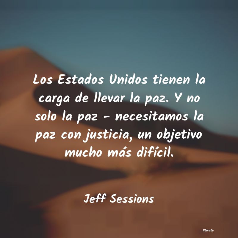 frases de Jeff Sessions