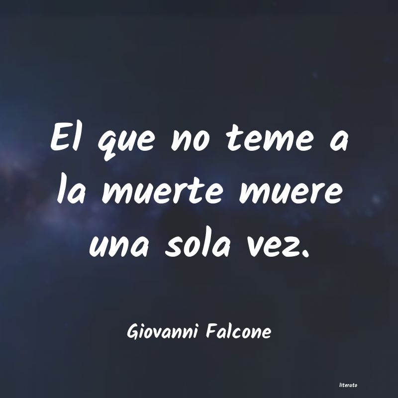 Frases de Giovanni Falcone