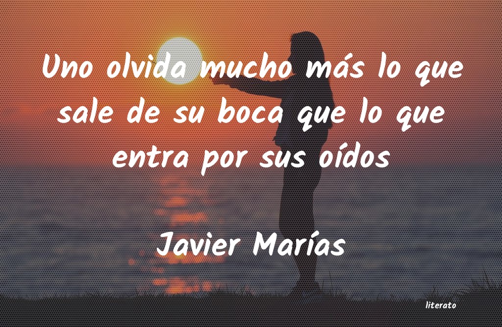 Frases de Javier Marías