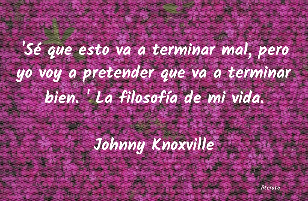 Frases de Johnny Knoxville
