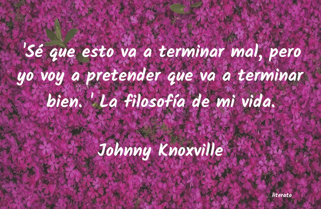 frases de Johnny Knoxville