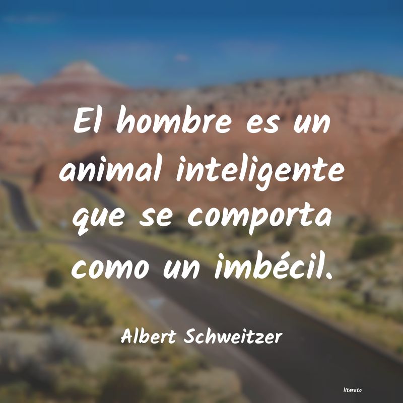 Frases de Albert Schweitzer