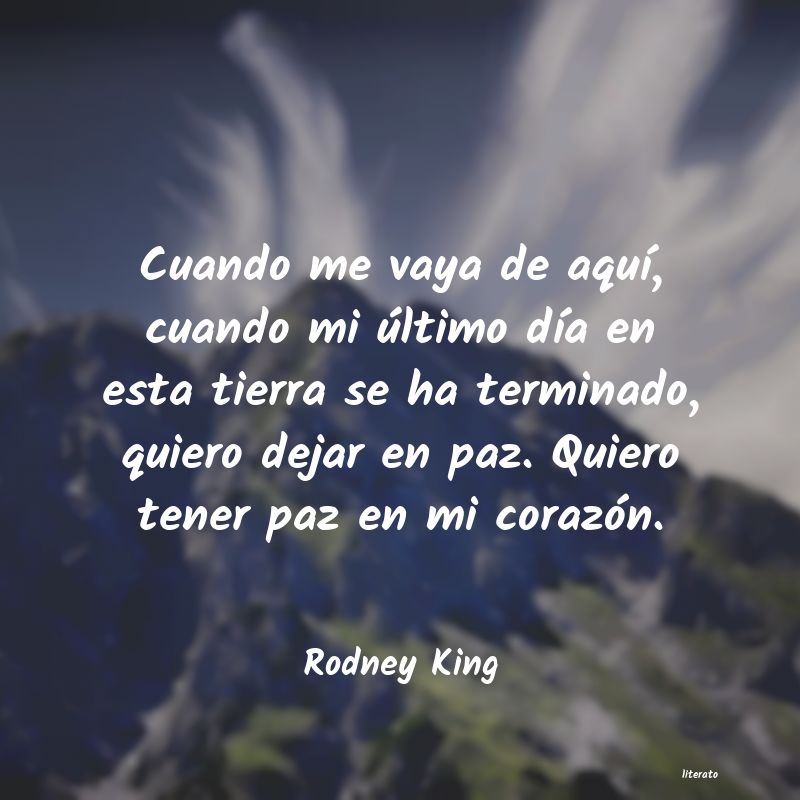 frases de Rodney King