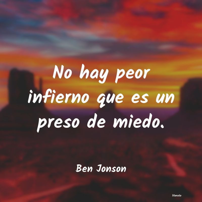 frases de Ben Jonson