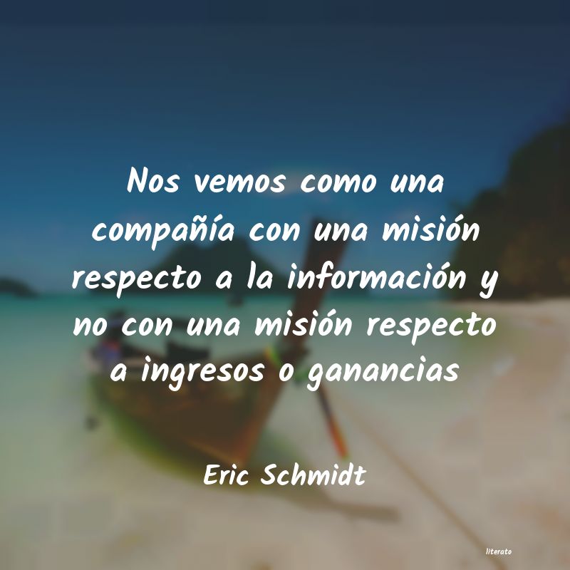 Frases de Eric Schmidt