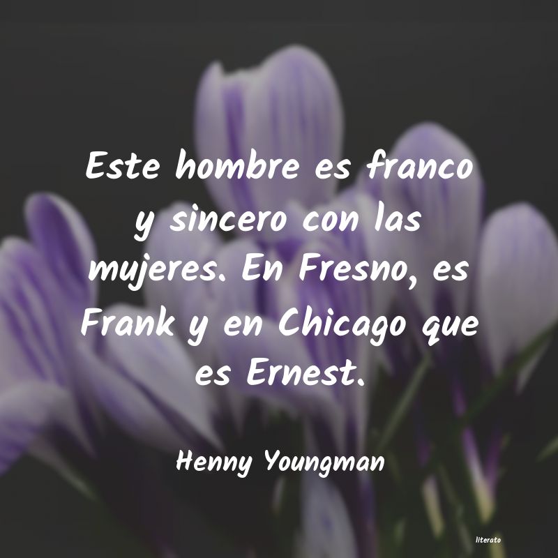 Frases de Henny Youngman