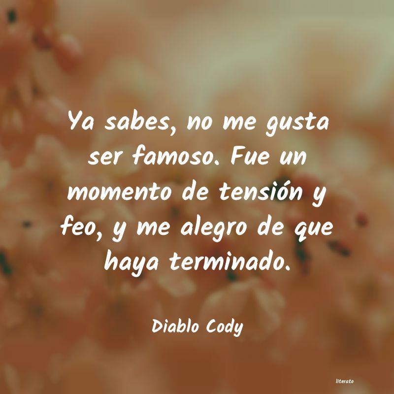 Frases de Diablo Cody