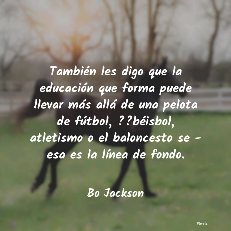 Frases de Bo Jackson