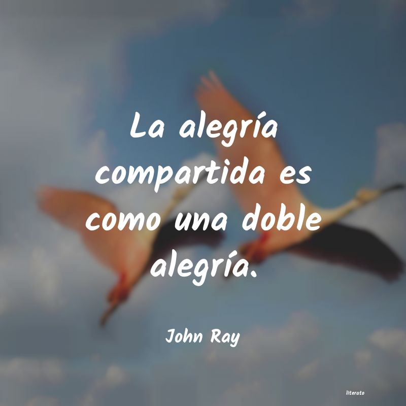 Frases de John Ray