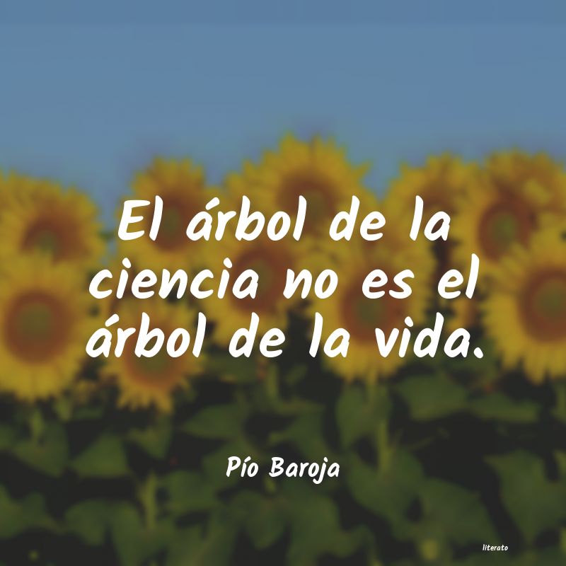 Frases de Pío Baroja