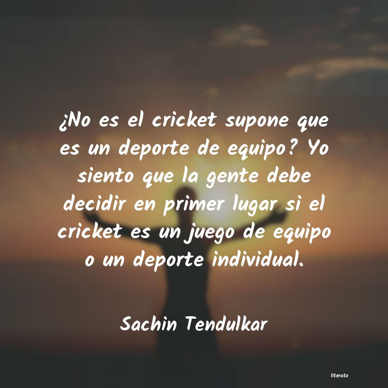 frases de Sachin Tendulkar