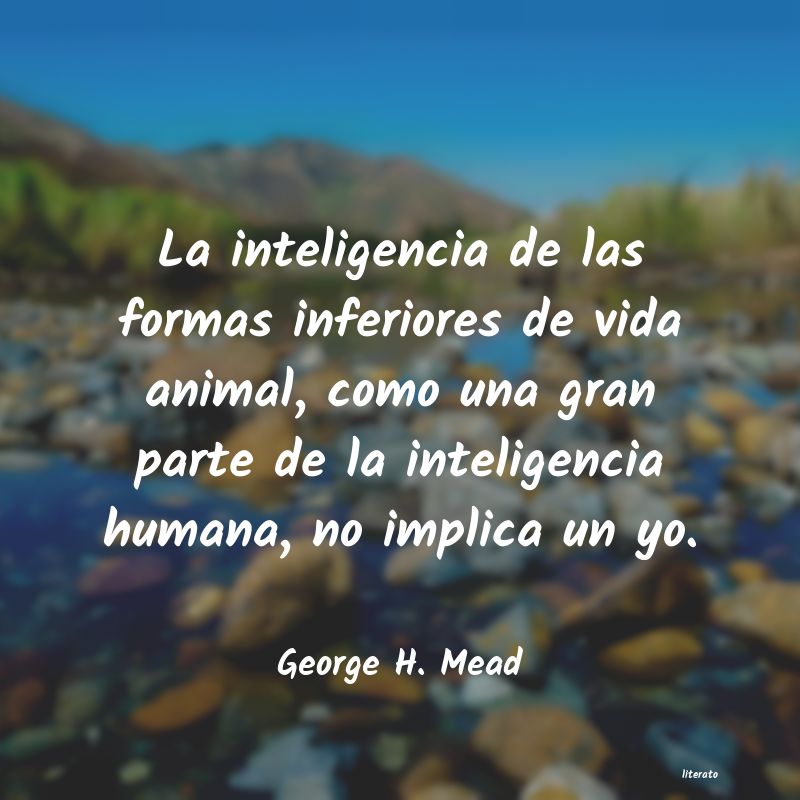 frases de George H. Mead