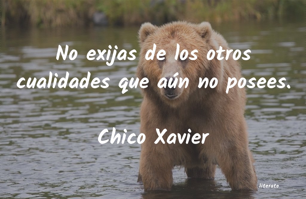 Frases de Chico Xavier