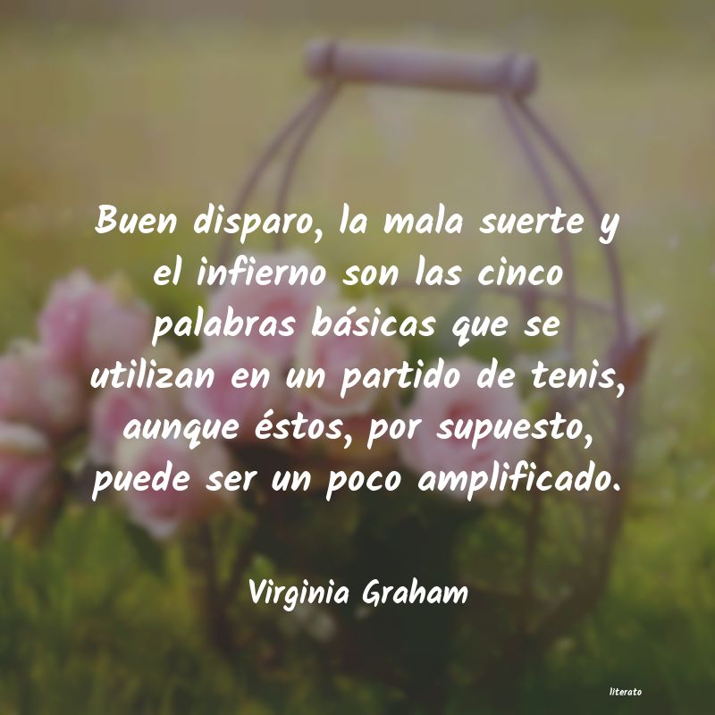 frases de Virginia Graham