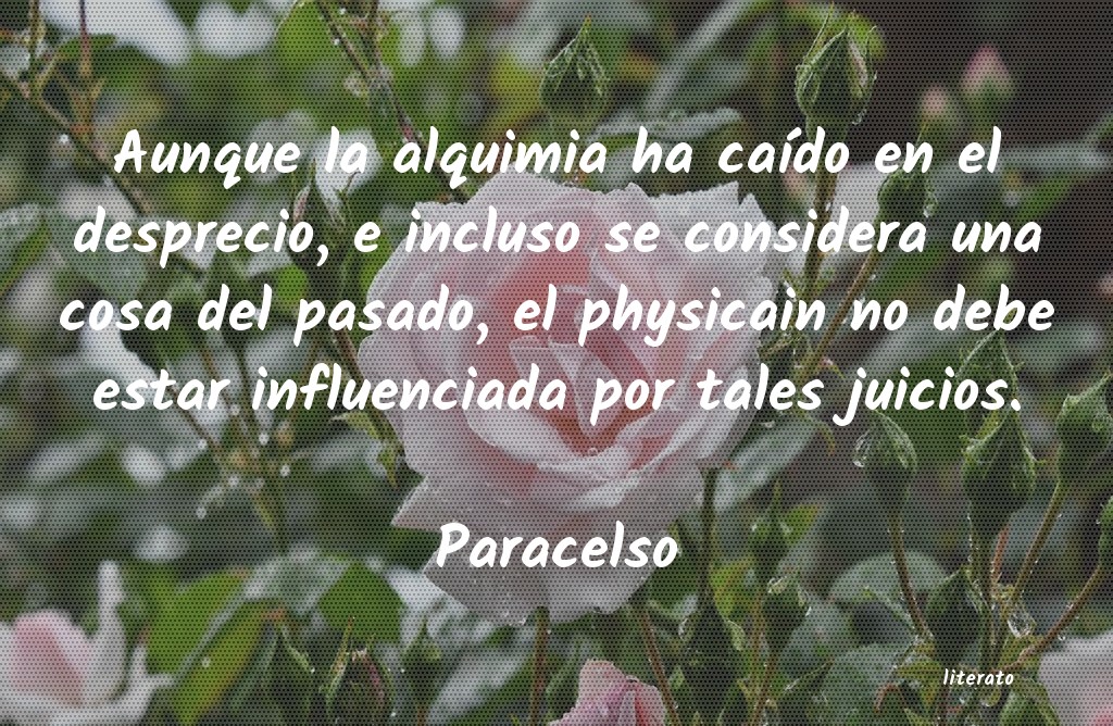 Frases de Paracelso