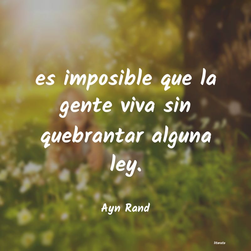 frases de Ayn Rand