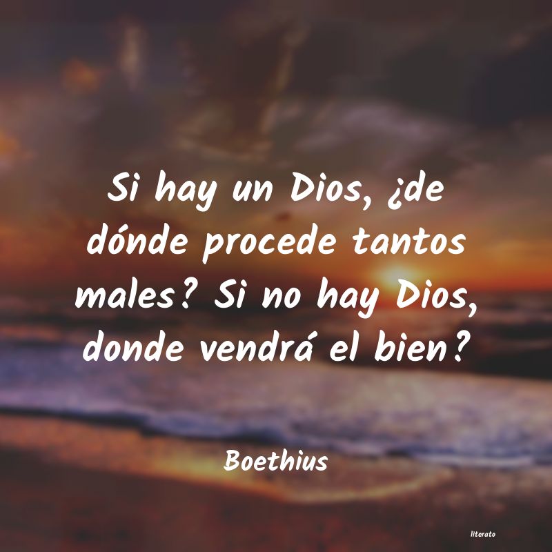 Frases de Boethius