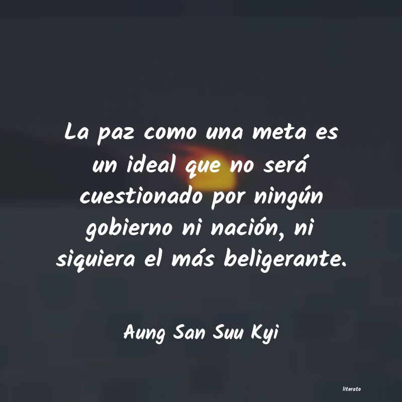 Frases de Aung San Suu Kyi