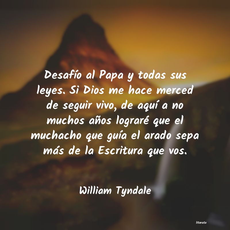 Frases de William Tyndale