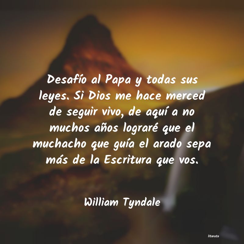frases de William Tyndale