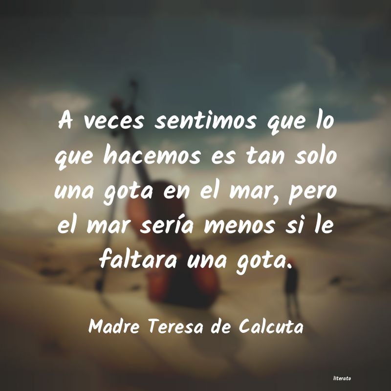 Frases de Madre Teresa de Calcuta