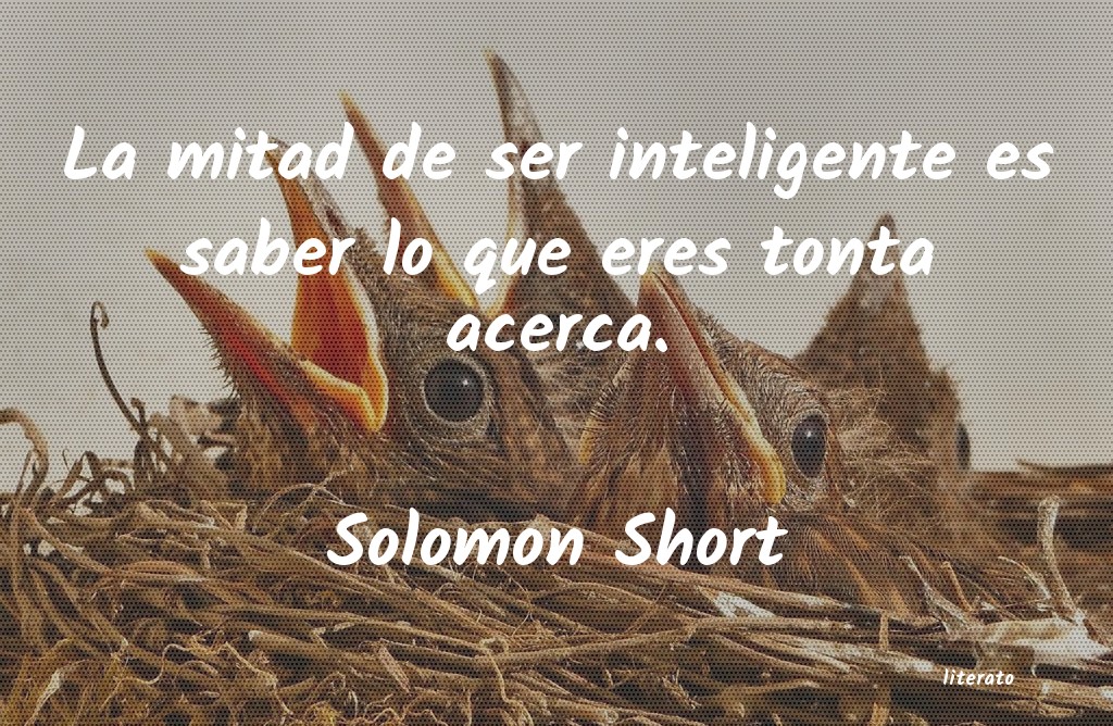 frases de Solomon Short