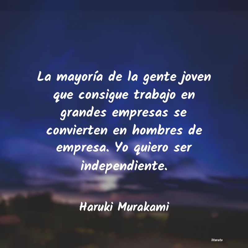 Frases de Haruki Murakami