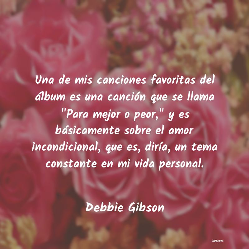 frases de Debbie Gibson